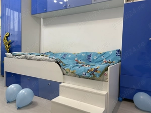 Vând pat cu saltea URGENT  - imagine 2