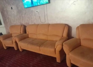 Set de canapea piele întoarsă!