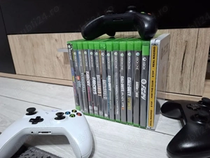 xbox one + 3 manete 16 jocuri  - imagine 2