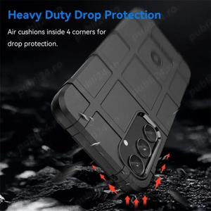 Husa shockproof Samsung A55 5G + cadou folie de sticla&suport magnetic