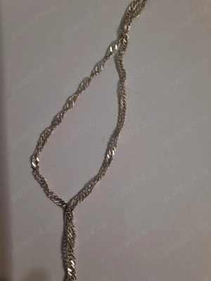Lantisor din argint 925 model rasucit