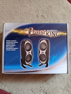 Vând Boxe 2.0 Stereo Power KING, putere 2 x 3 W, conectare USB, Laptop, PC  - NOU, SIGILAT
