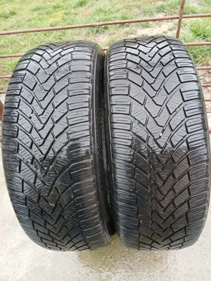 Vând două anvelope Continental 205/55/16 M+S