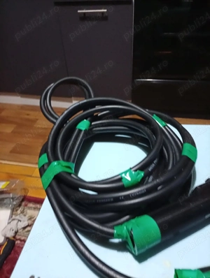 vind urgent cabluri depornire auto din cablu cu miez de cupru fi25mm la pretbun lungi de 3,5,4 ,5   - imagine 2