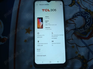 Telefon Dual sim TCL 306,6.5  inch,3GB RAM ,32 GB ,Android 12 - imagine 4