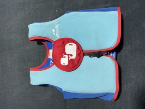 DECATHLON Vestă Înot Spumă Albastru cu Roşu Vesta inot copil - imagine 2