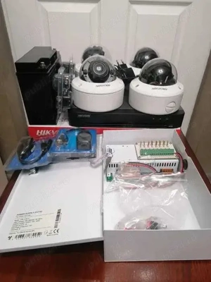 Kit DVR Hikvision, 4 camere analogice zoom motorizat - imagine 2