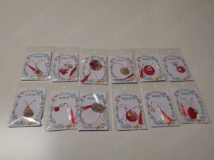 Mărțișoare Handmade Rășină   Flori Naturale & Foiță Aur   Resinuum