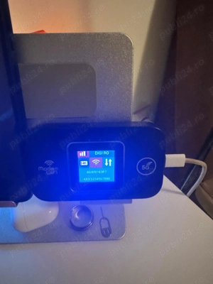 Router portabil DNXT M9S-E, Special MR, Router 4G, Slot SIM, 3000mAh, Negru