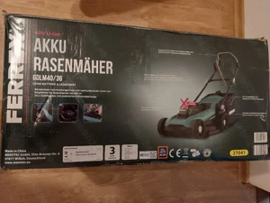 Masina de tuns gazonul FERREX cu baterie 5 Ah - imagine 3