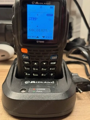 Statie radio VHF UHF portabila Midland CT890, dual band - imagine 2