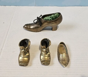 Pantof, ghete și papuc indian din bronz-alamă