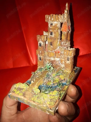 Mini castel facut manual nu fabrică tip diorama