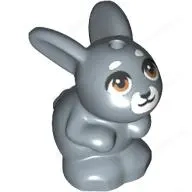 Minifigurina LEGO   Iepuroaica si Iepuras cu suport - imagine 4