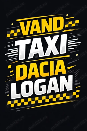 Vand Taxi Dacia Logan
