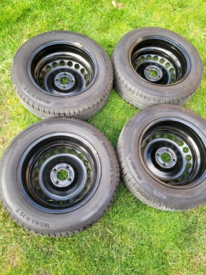 Set 4 jante otel cu anvelope 185/65 R15 - imagine 3