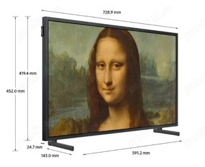 Vand Televizor Samsung Tablou QLED The Frame 32LS03B, 80 cm, Smart, Full HD, Clasa G - imagine 2