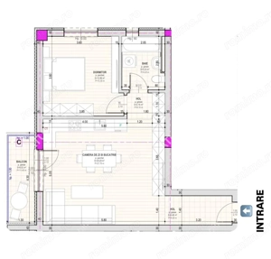 Apartament 2 camere la cheie loc parcare in zona Selimbar Pictor Brana - imagine 5
