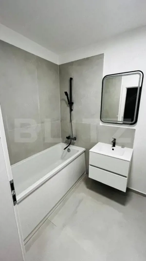 Apartament modern cu 2 camere, complet mobilat, 56 mp, parcare, terasa, Eroilor - imagine 6