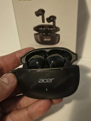 căști Bluetooth True Wireless Acer negre  - imagine 2