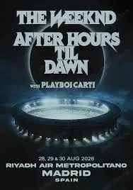 Vand 2 bilete la The Weeknd Madrid 30 august