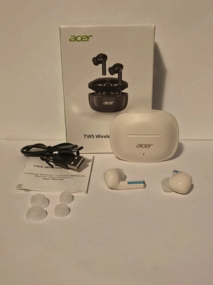 Căști Bluetooth True Wireless Acer creame -beige  - imagine 3