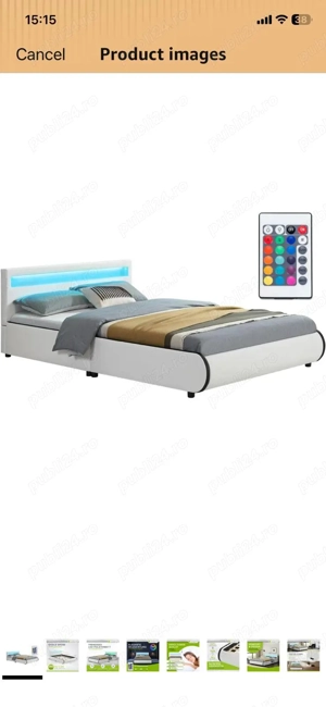 vand pat cu saltea 1.40 2.00m