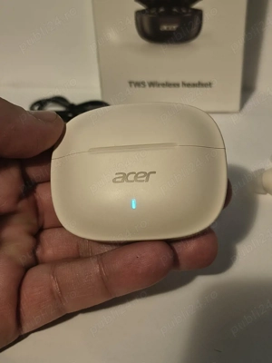 Căști Bluetooth True Wireless Acer creame -beige  - imagine 5