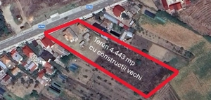 Teren 4.443 mp(intr+extra)+constructii vechi   Nicolae Bălcescu,  Pleșoiu jud Valcea  - imagine 18