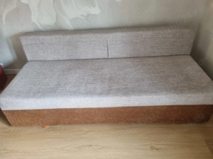 Vand canapea extensibila, cu lada de depozitare