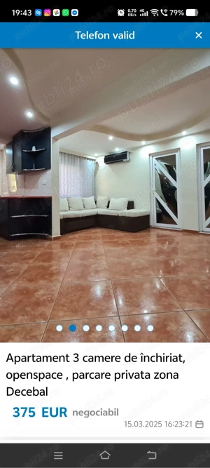 Inchiriez apartament 3 camere ,Decebal  - imagine 2