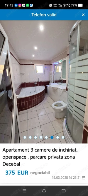 Inchiriez apartament 3 camere ,Decebal  - imagine 3