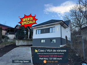 Casa * Vila NOUA | Valenii De Munte | 1300mp Teren | Sup. Utila 140mp