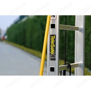 Schela telescopica mobila din aluminiu - Inaltime de lucru 785 cm - imagine 3