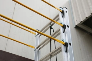 Schela telescopica mobila din aluminiu - Inaltime de lucru 785 cm - imagine 2