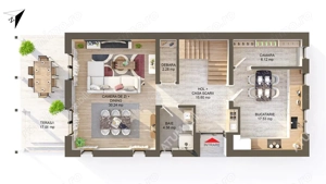 Casa individuala cu 4 camere si curte in cartierul Tineretului Sibiu - imagine 12