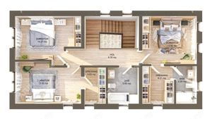 Casa individuala cu 4 camere si curte in cartierul Tineretului Sibiu - imagine 11