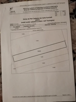 Vând teren extravilan în oraș Techirghiol