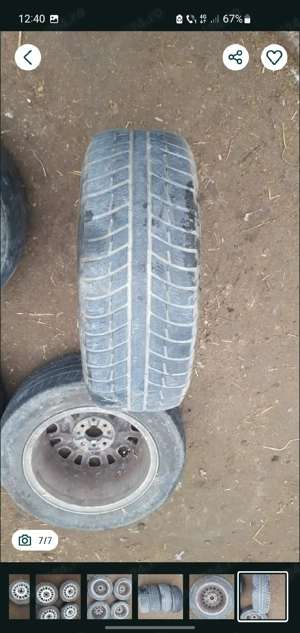 Vind jante aliaj +cauciucuri pe iele ,marca Fiat - imagine 5
