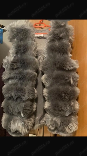 Vând vestă de blană artificială 
