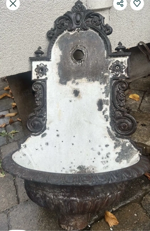 Vand chiuveta antica vintage din fonta 1900