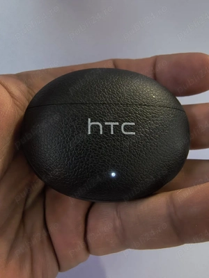 Căști Bluetooth True Wireless HTC Skin Smart AI Translator negre  - imagine 5