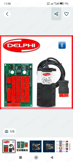 Diagnoza auto delphi program 2022 full nelimitat tester bluetooth usb - imagine 2