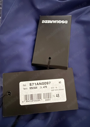 Geaca Dsquared2 originala,marimea 48(M) noua cu eticheta - imagine 3