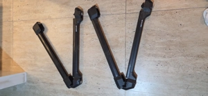 Suport auto Northline, 4 perechi schiuri sau 2 snowboarduri, prindere pe bare transversale - imagine 2