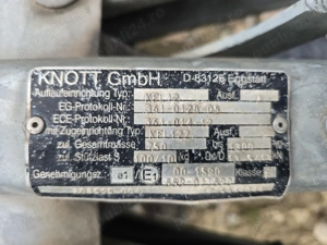 Remorca cu prelata si frana prin inertie Knot - imagine 5