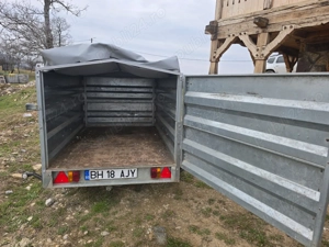 Remorca cu prelata si frana prin inertie Knot - imagine 3