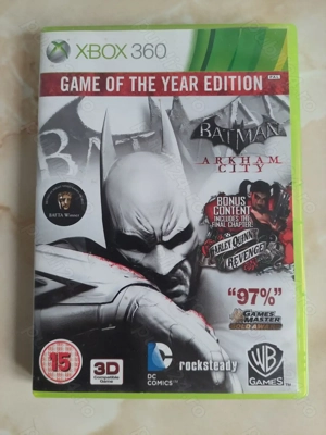 Vând joc Batman: Arkham City (Game of the year Edition) Xbox 360 [poze reale]