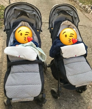 Set carucioare Mast 3 si scoici Cybex ideal pentru gemeni   - imagine 5