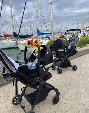 Set carucioare Mast 3 si scoici Cybex ideal pentru gemeni   - imagine 2